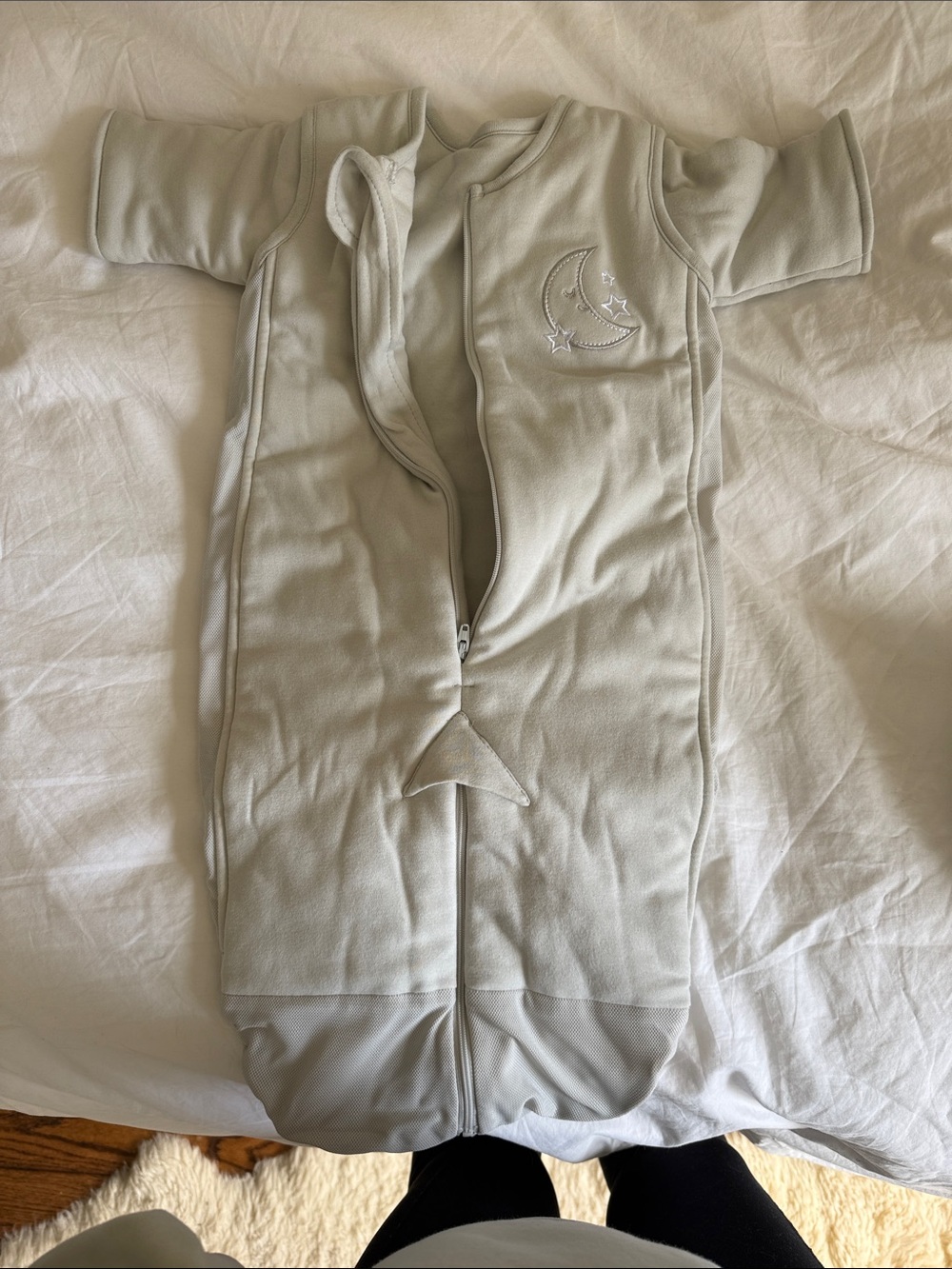 Tranquilo miracle suit in sage, 3-6 mo